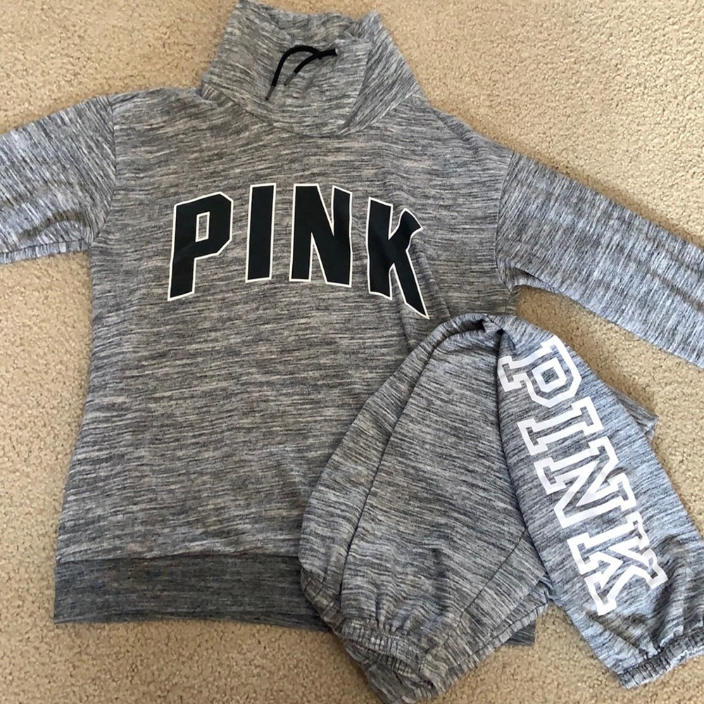 PINK sweatshirt and joggers